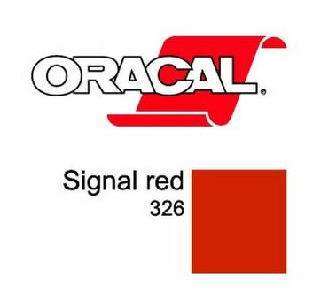 Пленка Oracal 951G F326 (красный), 50мкм, 1260мм x 25м