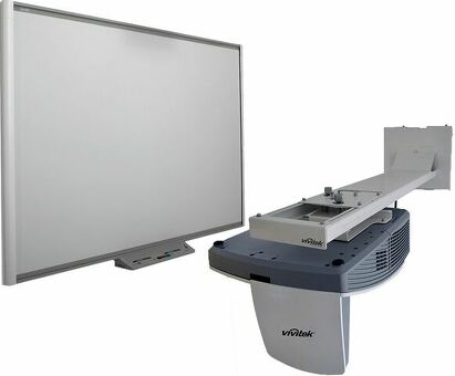 Интерактивный комплект SMART Board SBM685 + Vivitek DH758UST + активный лоток ( Комплект SBM685iv6 с активным лотком)