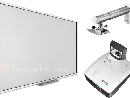 Интерактивный комплект SMART Board SBM777V-43 + BenQ MH856UST+ + WM04G3 ( SBM777V-43 + 9H.JKT77.24E)