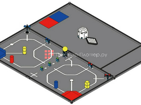 Makeblock соревновательное поле MakeX Starter Arena (2020 Smart Links) ( P1090027)