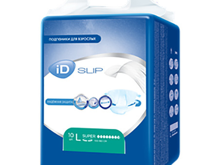 Подгузники для взрослых iD SLIP (10 шт.) L