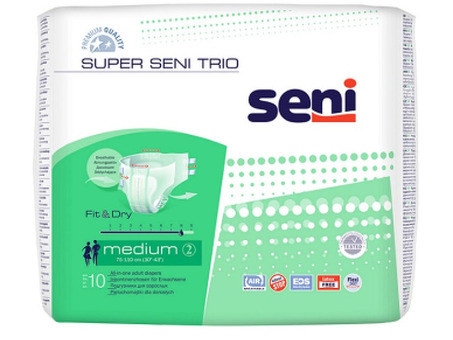 Подгузники дышащие Super Seni Trio Air Medium 10шт.