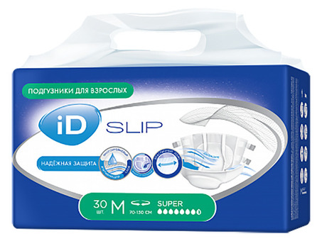 Подгузники для взрослых iD SLIP (30 шт.)