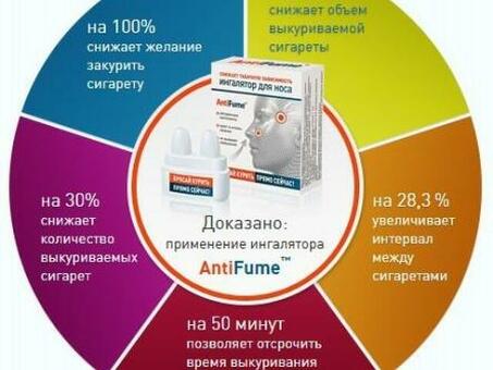 Ингалятор холодного действия для носа "Бросай курить" "AntiFume" исп. 2