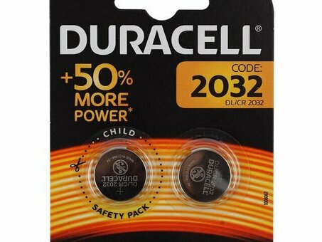 Элемент питания (батарейка) Duracell DL/CR 2032-2BL таблетка 1/2шт