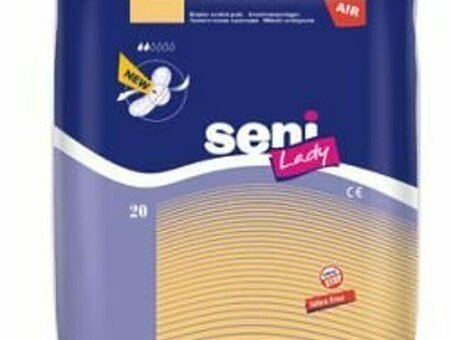 Урологические прокладки женские Seni LADY Normal 20шт., 360 мл., 9x28 см +