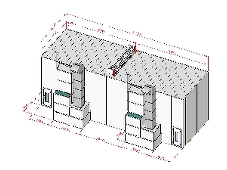 Покрасочная камера KraftWell KRW1555-MD