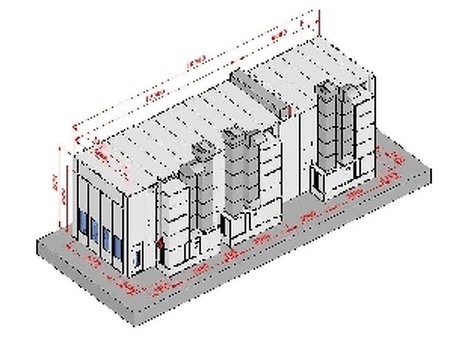 Покрасочная камера KraftWell KRW1855-TM