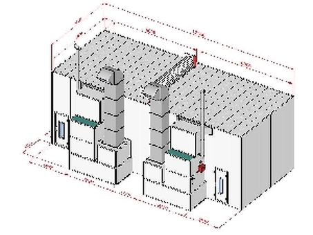 Покрасочная камера KraftWell KRW1254-MG