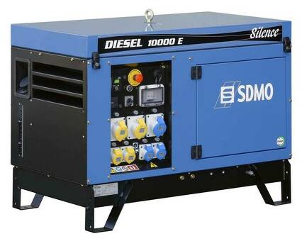 Дизельный генератор SDMO DIESEL 10000 E AVR SILENCE