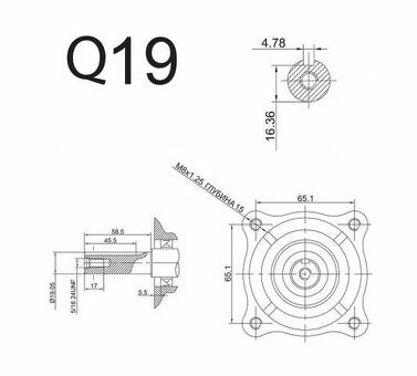 Двигатель бензиновый 4Т E650-Q19 DDE 792-865