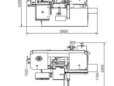 Ленточнопильный станок полуавтоматический Siloma W 400HA