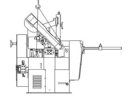 Ленточнопильный станок полуавтоматический Siloma W 400HA