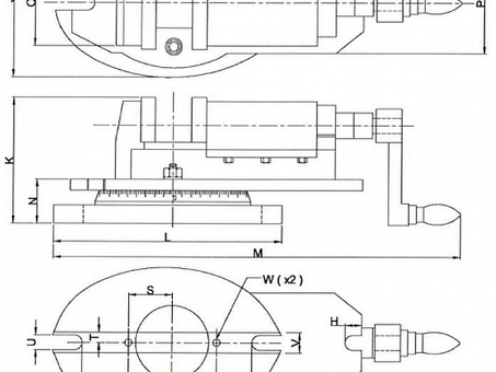 Фрезерные прецизионные тиски MMV/SP-100 Wilton WI11709EU