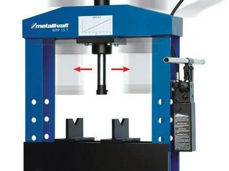 Пресс гидравлический WPP 15Т Metallkraft 4001115