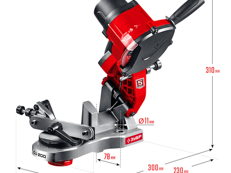 Станок заточный ЗУБР для пильных цепей СЦ-200