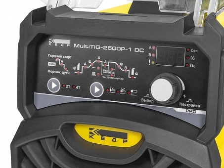 Аппарат аргонодуговой сварки MultiTIG-2500P-1 DC КЕДР (Без горелки)