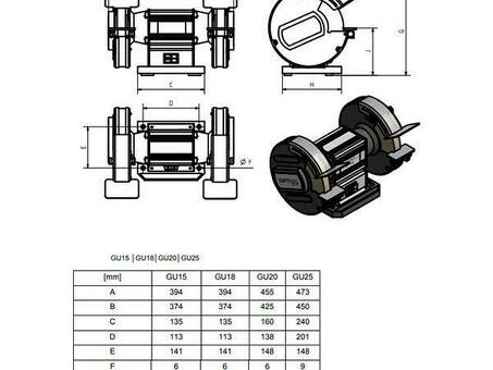 Точильно-шлифовальный станок по металлу OPTIgrind GU 20 (400 B)