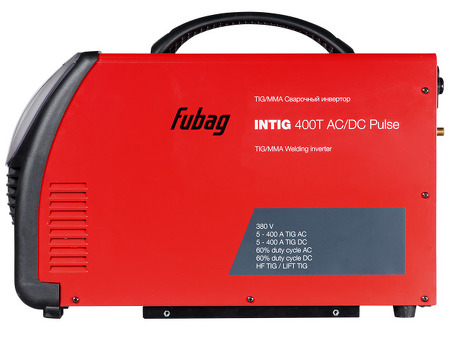 Сварочный инверторный аргонодуговой аппарат FUBAG INTIG 400 T AC/DC PULSE с горелкой, модулем охлаждения и тележкой 38028.1