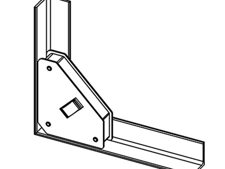 Угольник магнитный для сварки отключаемый MAG606 Smart&Solid