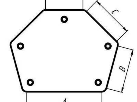 Угольник магнитный для сварки MAG613 Smart&Solid