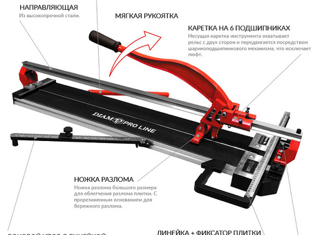 Ручной плиткорез DIAM PROLINE-800L