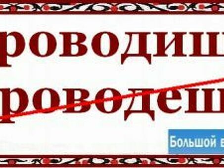 Как пишется проводишь или проводешь, где правильно проводить.