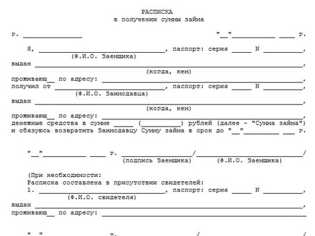 Что такое долговая расписка: определение, примеры и правила оформления