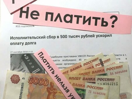 Исполнительный сбор: суть и применение в России