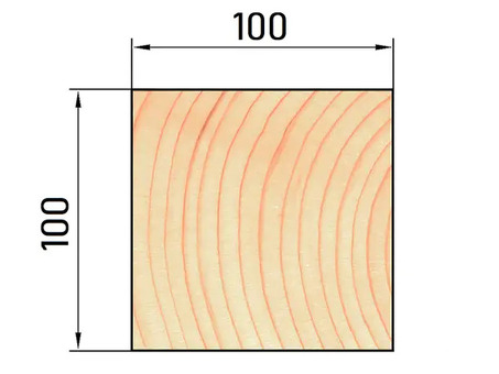 Леруа Мерлен: брус 100х100 длиной 6 м