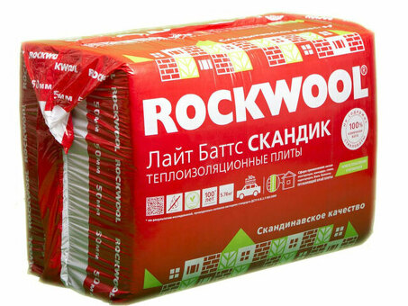 Откройте для себя мощь и долговечность теплоизоляции ROCKWOOL Light Scandic 50