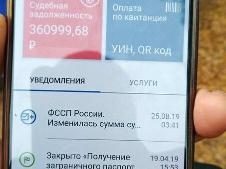 Государственные услуги по погашению судебных долгов