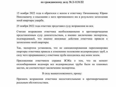 Возражения в суде: что это такое и как с ними работать