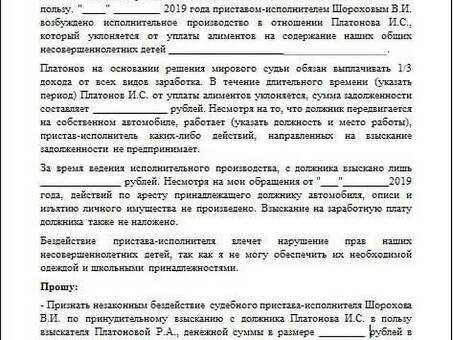 Обжалование действий судебных исполнителей: подача заявления о взыскании пошлины