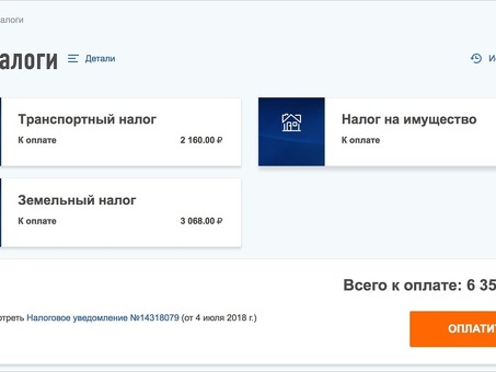 Как посмотреть свои налоги с помощью личного кабинета в Госуслугах
