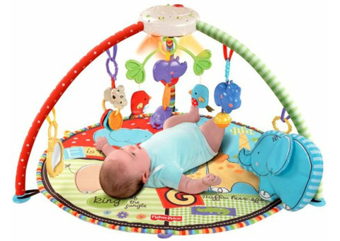 Fisher-price Deluxe мобиль, коврик и Зеркало Luv U Zoo (Зоопарк)