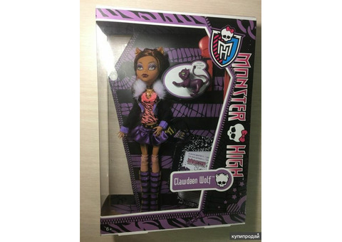 Кукла «Monster high Clawdeen Wolf»,базовая