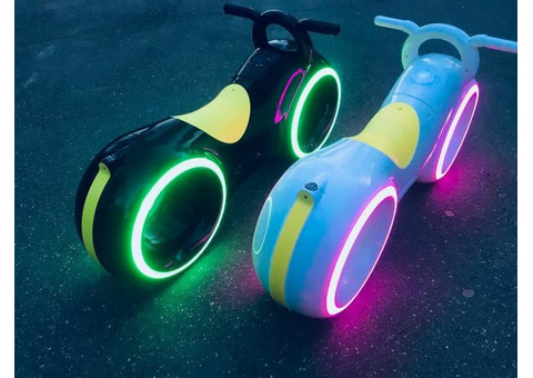 Беговел Tron Bike с подсветкой и музыкой из фильма Трон