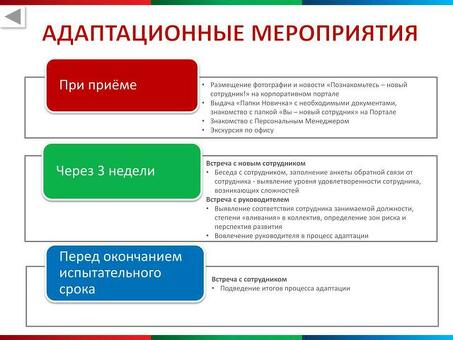 Служба приема сотрудников: профессиональная адаптация новых сотрудников