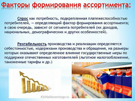 Ассортимент товаров: все, что нужно знать