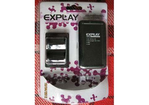 USB разветвитель кард-ридер Explay