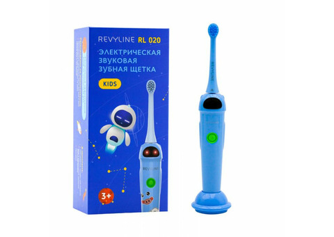 Звуковая щетка Revyline RL 020 Kids в синем корпусе