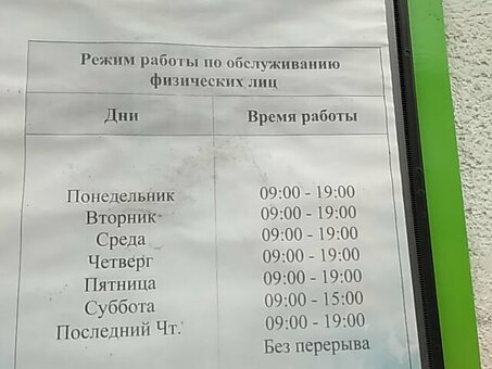 Часы работы ближайшего отделения Зубелбанка | Найти ближайшее отделение