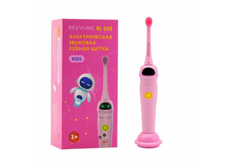 Зубная щетка Revyline RL 020 Kids, Pink в подарок маленькой принцессе