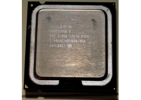 Intel Pentium D 945(SL9QQ (D0)Dual core, 3.4 ггц