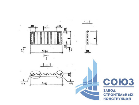 Купить ЛМП57.11.15-5 по серии 1.050.1-2 от Очаковского завода ЖБИ в Москве