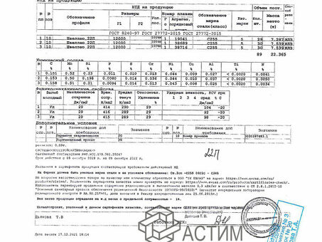 Купить металл и металлопрокат швеллер 22 п по выгодной цене