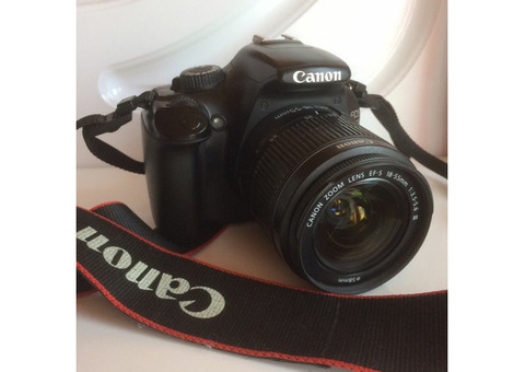 Продаю зеркальный фотоаппарат Canon 1100D Kit 18-55