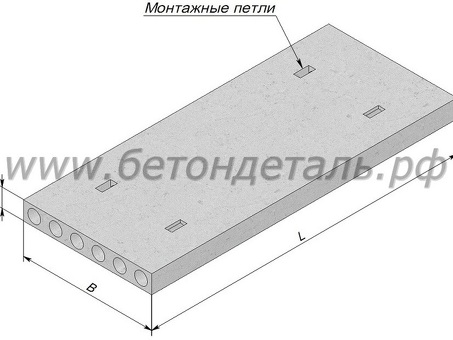 Купить плиту перекрытия ПК 67-10 по выгодной цене в каталоге