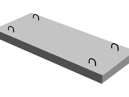 Купить плиты перекрытия П-8-8 для лотков теплотрасс в Москве от производителя — Очаковский завод ЖБИ